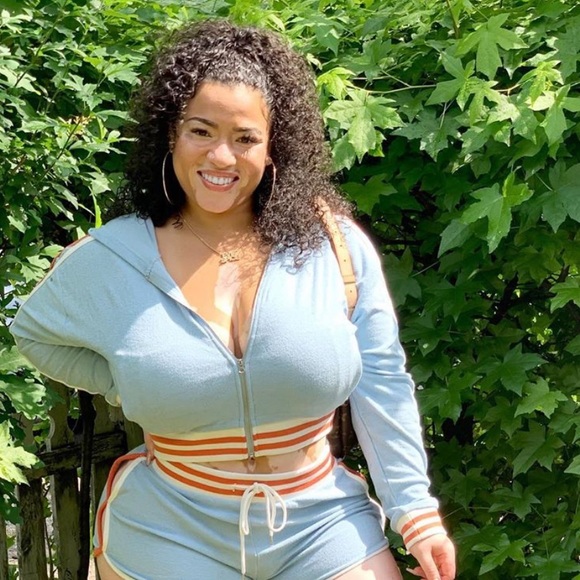 Tops - Baby blue hoodie